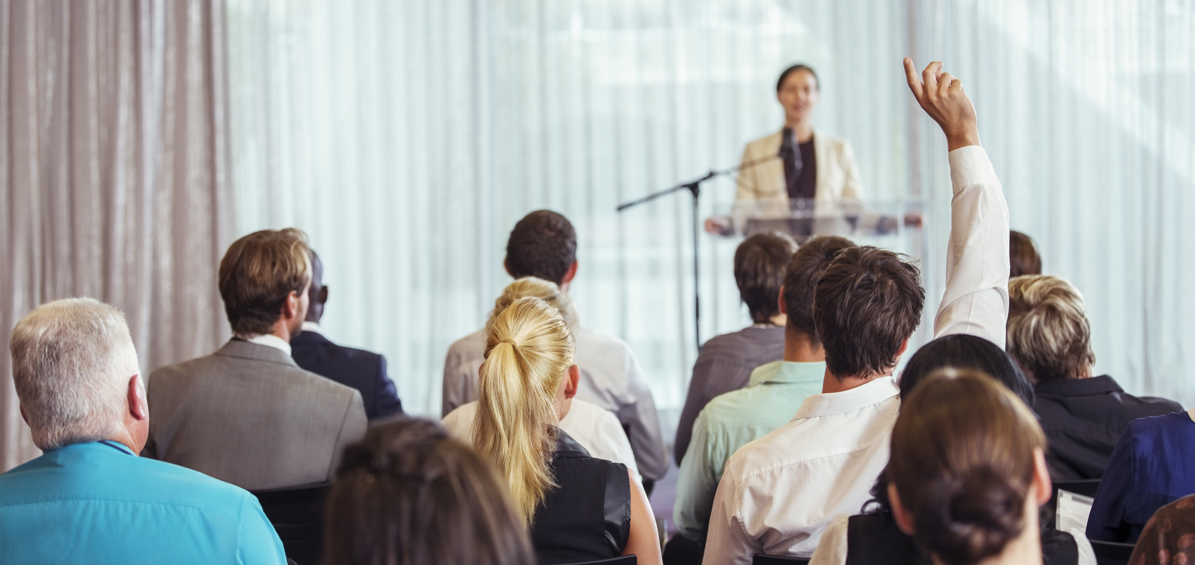 Människor på föreläsning
